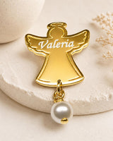 Pin Angel con Nombre Engrabado