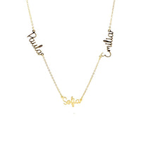 Triple Name Necklace Script Font (3)